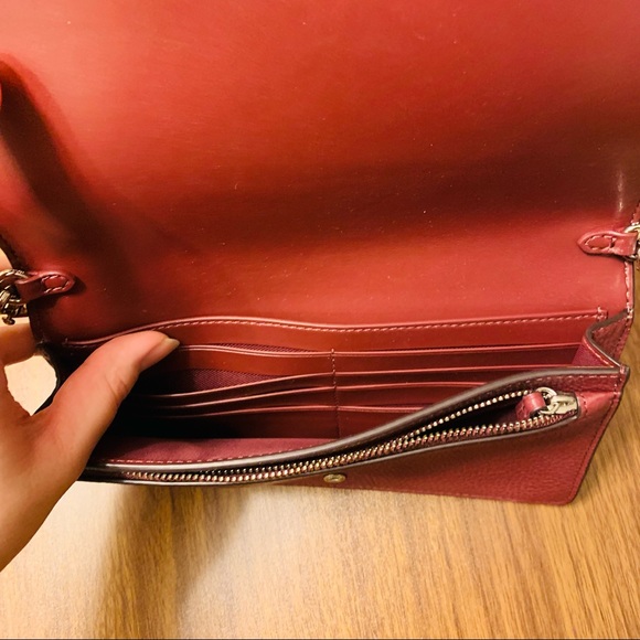 Auth Coach Signature GUANGYU REXY Anna Fold Coated Canvas Leather Shoulder Bag - Picture 4 of 5